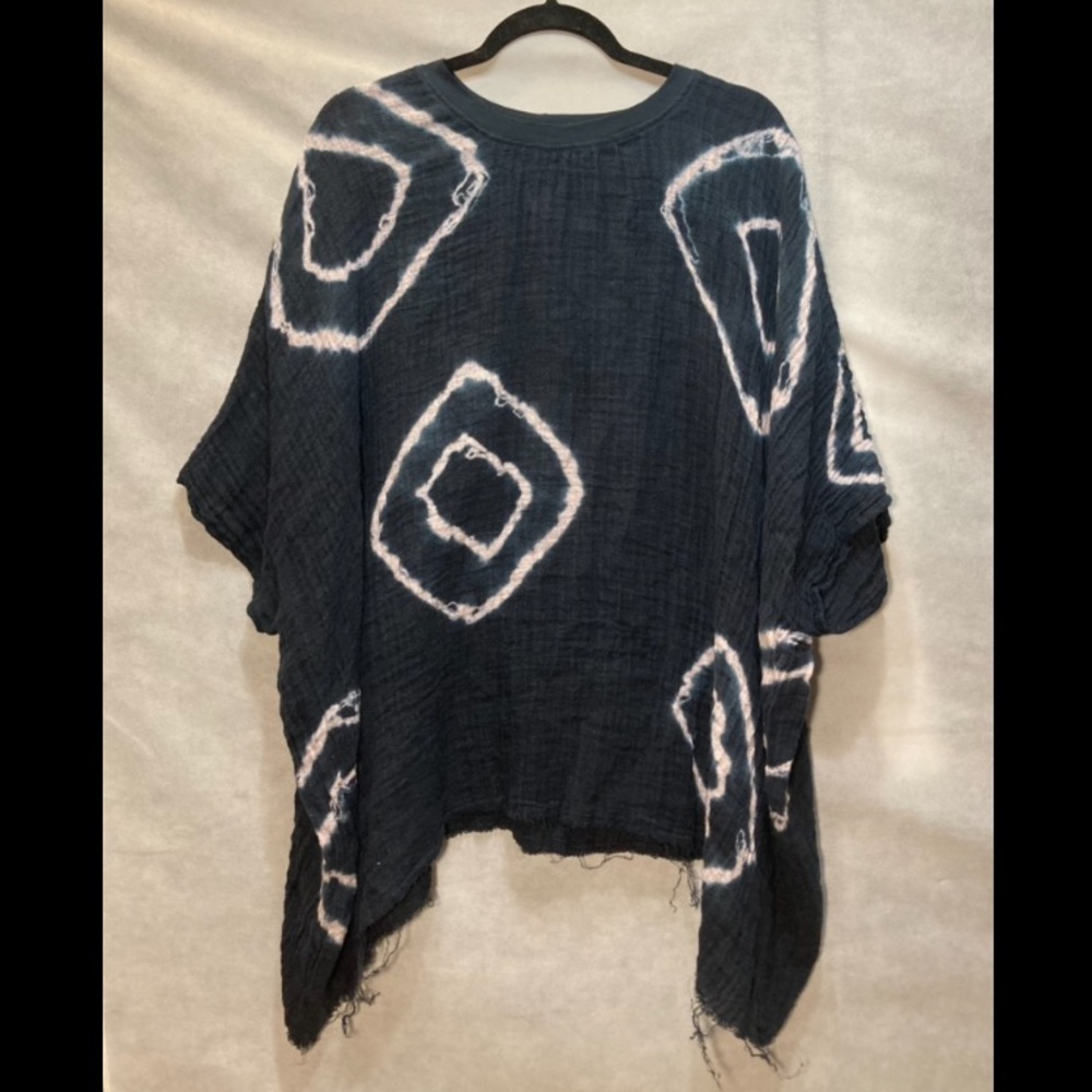 Heyne Bogut Linen Short Sleeve Tunic Top